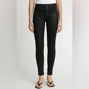 Pistola Aline High Rise Skinny Jeans in Coated Black Onyx - Size 26 - NWT